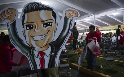 メキシコ大統領選、野党PRIのペニャニエト氏が当確 開票速報