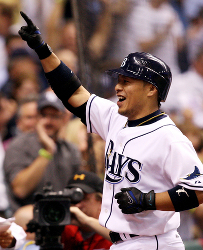 レイズ 岩村の逆転2点本塁打で連勝