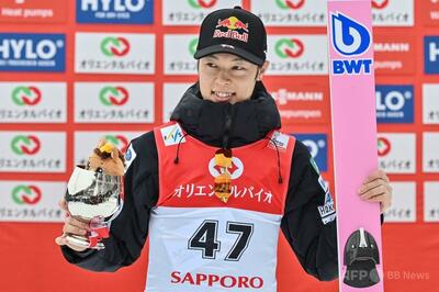小林陵侑が2連勝、通算34勝目 スキージャンプW杯