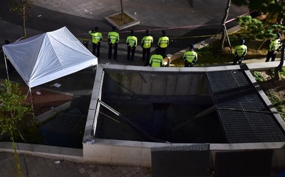 野外コンサート会場で転落事故、16人死亡 韓国