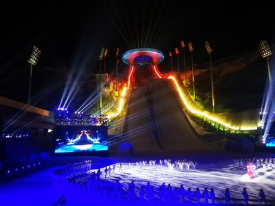 中国国家スキージャンプセンター 「雪如意」が選手の「思い通りのジャンプ」をサポート