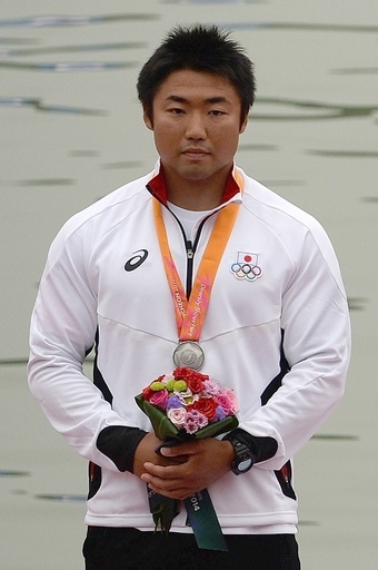 阪本がカヌー男子カナディアンシングル200mで銀、アジア大会
