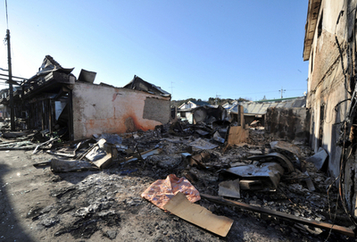【写真特集】砲撃を受けた韓国・延坪島
