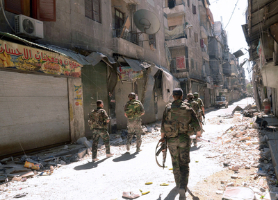 シリア北部のガソリンスタンドで爆発、民間人30人死亡 空爆が原因か