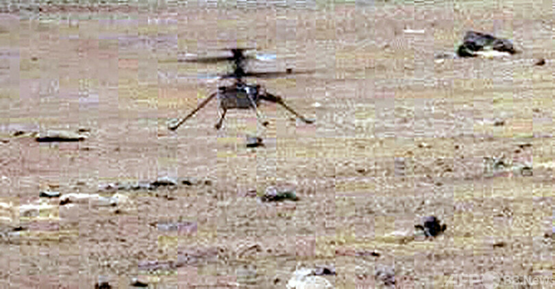 NASA、火星ヘリと通信回復 今後の運用は不明