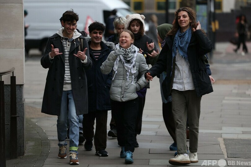 グレタ・トゥンベリさんに無罪判決 英裁判所