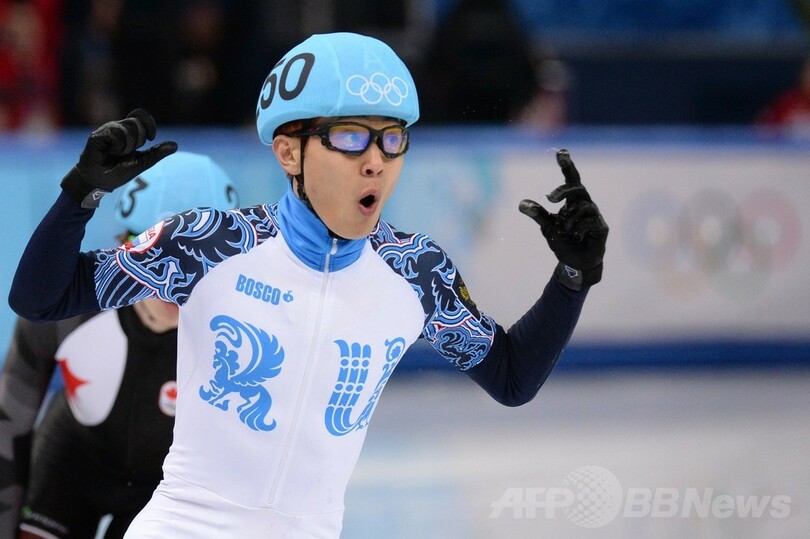 アンがショートトラック男子500m制し通算5個目の金メダル、ソチ五輪