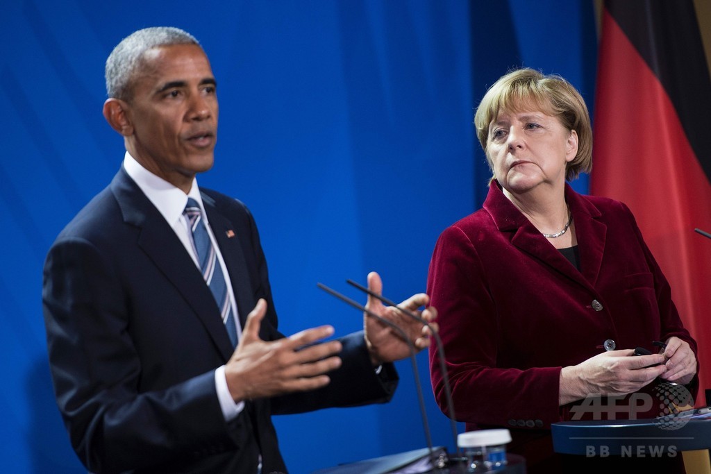 訪独のオバマ氏、トランプ氏に「ロシアに立ち向かう」姿勢期待 写真5枚 国際ニュース：AFPBB News
