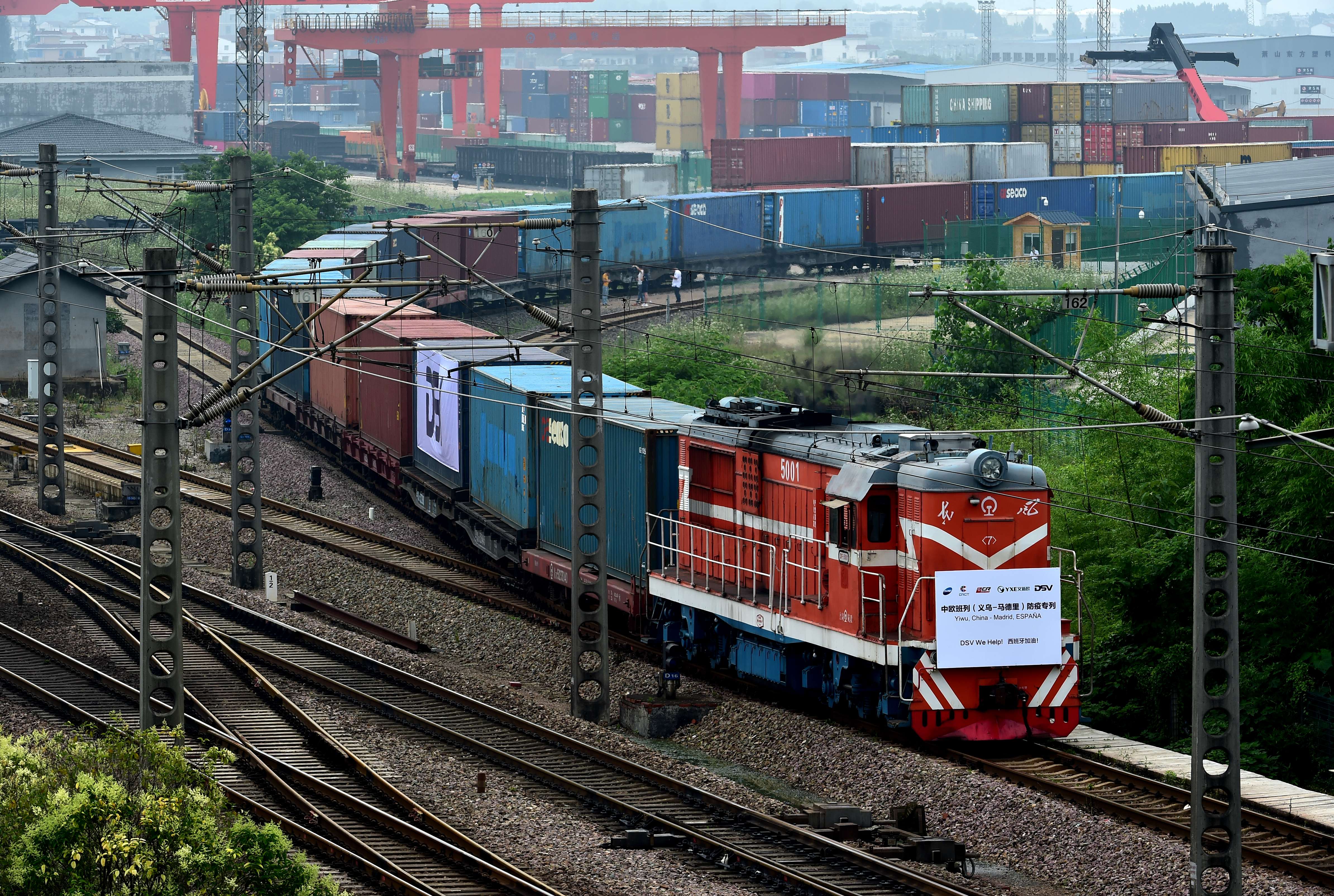 中国 欧州行きの貨物列車が５カ月連続で最多を記録 写真1枚 国際ニュース Afpbb News