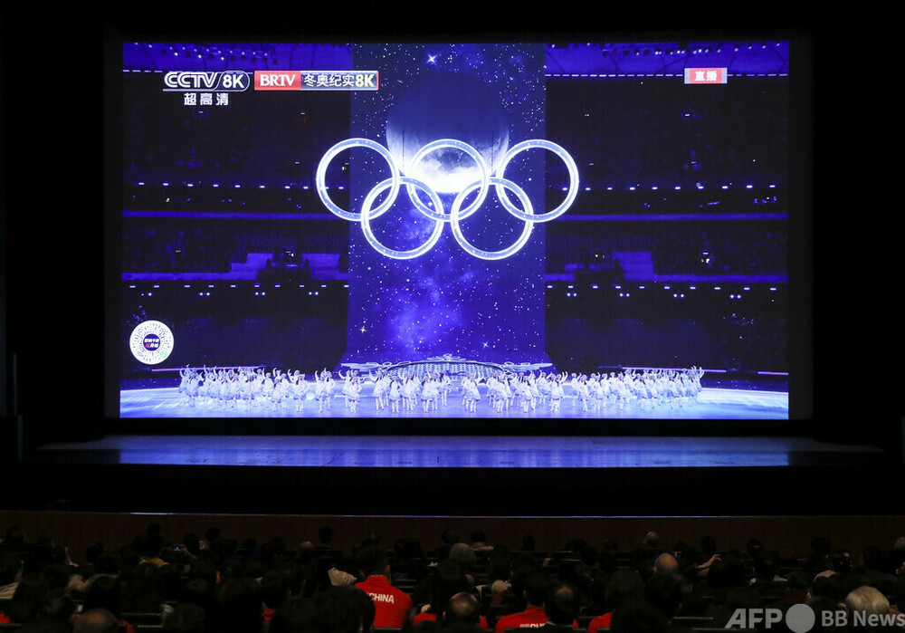 希少】北京 2022 五輪 オリンピック メディア CCTV ピンバッチ 