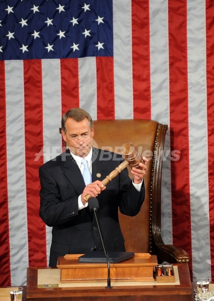 米議会開会 共和党ベイナー氏を下院議長に選出 写真2枚 国際ニュース Afpbb News