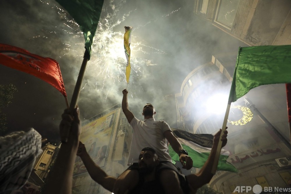 ハマス幹部が対イスラエル勝利宣言、停戦発効後