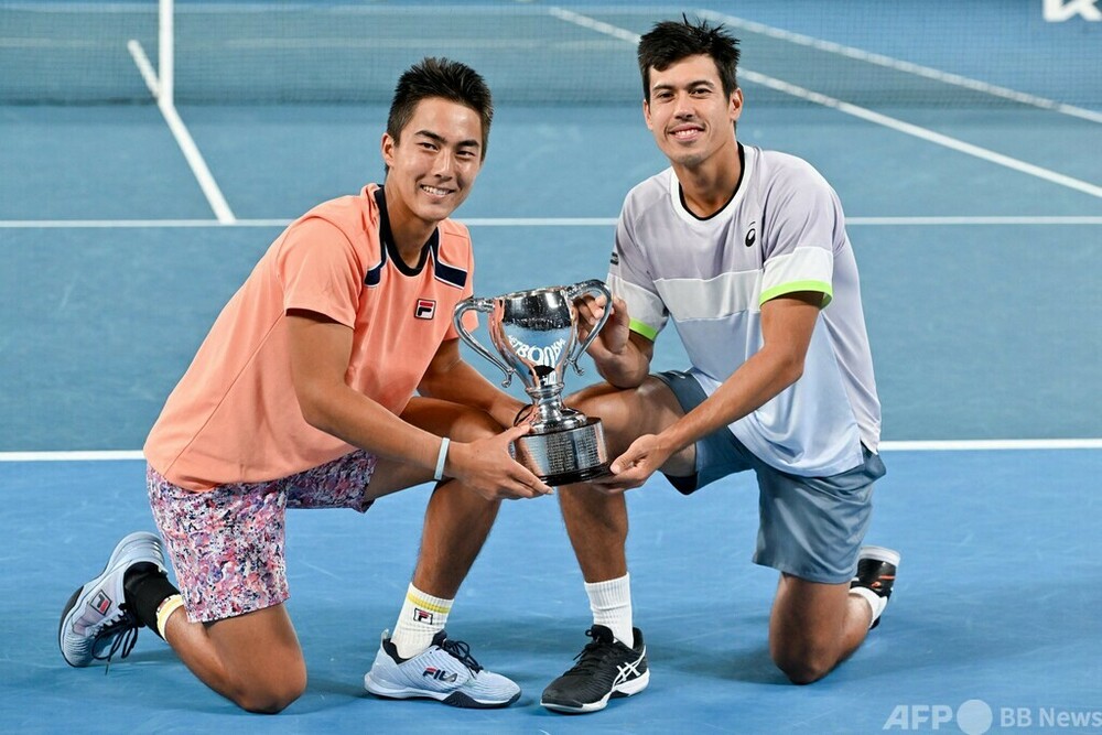 ヒジカタ/クブラー組が全豪OP男子複優勝、地元勢が連覇 写真8枚
