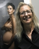 スペイン・マドリード（Madrid）で、写真展「Life of a photographer 1990-2005」を開催した写真家アニー・リーボヴィッツ（Annie Leibovitz）氏（2009年6月18日撮影）。(c)AFP/PHILIPPE DESMAZES