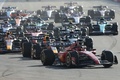 23F1第4戦、アゼルバイジャンGPスプリント。スタート直後の各車（2023年4月29日撮影）。(c)Giuseppe CACACE/ AFP