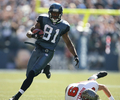 パントリターンを決めるシーホークスのWRネイト・バールソン（%%Nate Burleson%%）。(c)AFP/Getty Images Otto Greule Jr