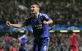 延長前半8分にPKを決めて歓喜するチェルシーのフランク・ランパード（%%Frank Lampard%%）。（2008年4月30日撮影）(c)AFP/CARL DE SOUZA