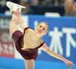 演技に臨むカナダのジョアニー・ロシェット（Joannie Rochette、2013年10月5日撮影）。(c)AFP/KAZUHIRO NOGI