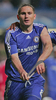 延長前半8分にPKを決めて左腕の喪章を外すチェルシーのフランク・ランパード（%%Frank Lampard%%）。（2008年4月30日撮影）(c)AFP/CARL DE SOUZA