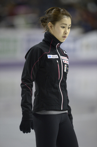 浅田、キム・ヨナらが開幕を控え練習 世界フィギュア