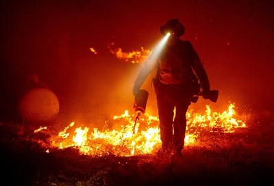 【記者コラム】山火事の中心部へ 米カリフォルニア州