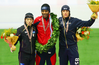 デービスが総合優勝 長島は2位、世界スプリント選手権