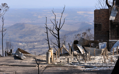 オーストラリア山火事、放火容疑で男1人を逮捕