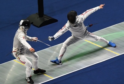 フェンシングの太田、男子フルーレ個人で銅メダル アジア大会