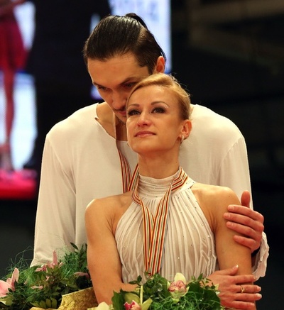 ロシア勢がペアの表彰台を独占、フィギュア欧州選手権