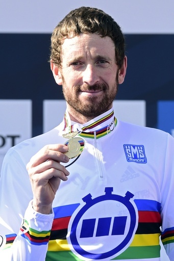 五輪金メダリストのウィギンス、個人TTで雪辱 ロード世界選手権