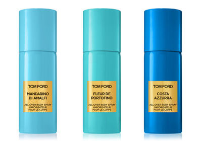 地中海の碧をまとう、「トム フォード ビューティ」ボディ スプレー3種