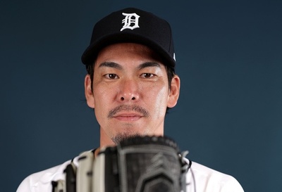 タイガースの前田、春季キャンプ恒例のフォトデーに参加