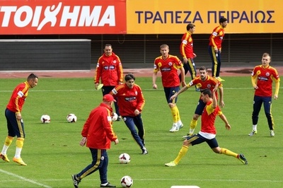 ルーマニアがギリシャとの第1戦を控え最終調整、W杯欧州プレーオフ