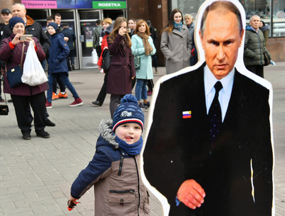 プーチン氏、ロシア人とウクライナ人に「共通の国籍を」