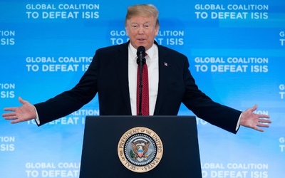 IS支配地域の「100％奪還」、1週間内に発表へ トランプ氏表明