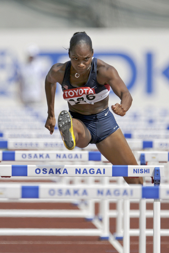 ミッシェル・ペリー 女子100メートルハードル準決勝へ