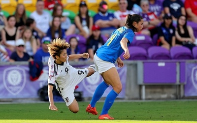 なでしこジャパン、ブラジルに敗れ黒星発進 シービリーブス杯