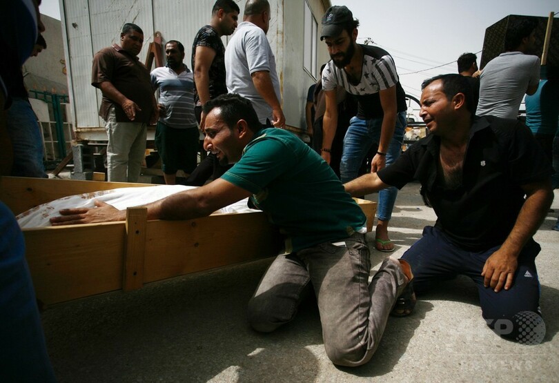 イラク首都の自爆攻撃、死者119人に 政府が治安対策強化