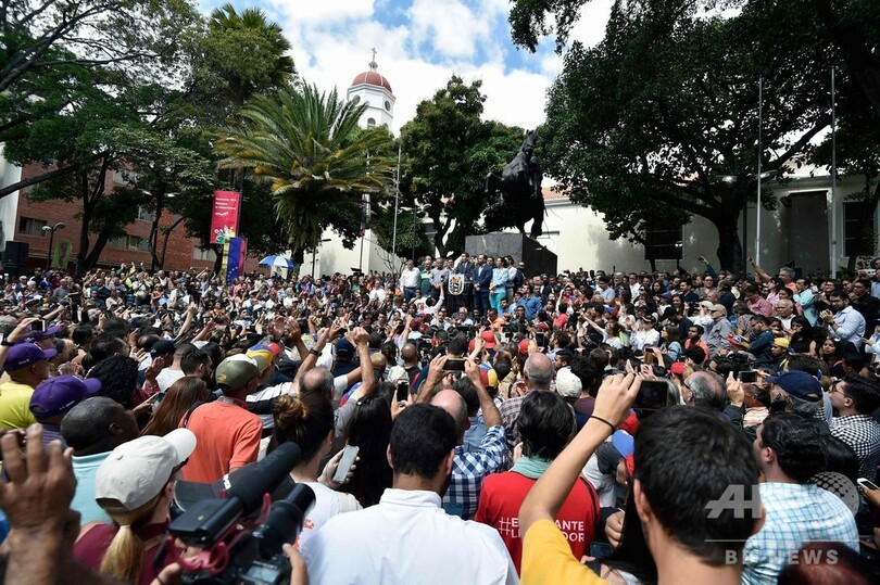 ベネズエラ野党指導者、マドゥロ氏との協議拒否 大規模デモ呼び掛け