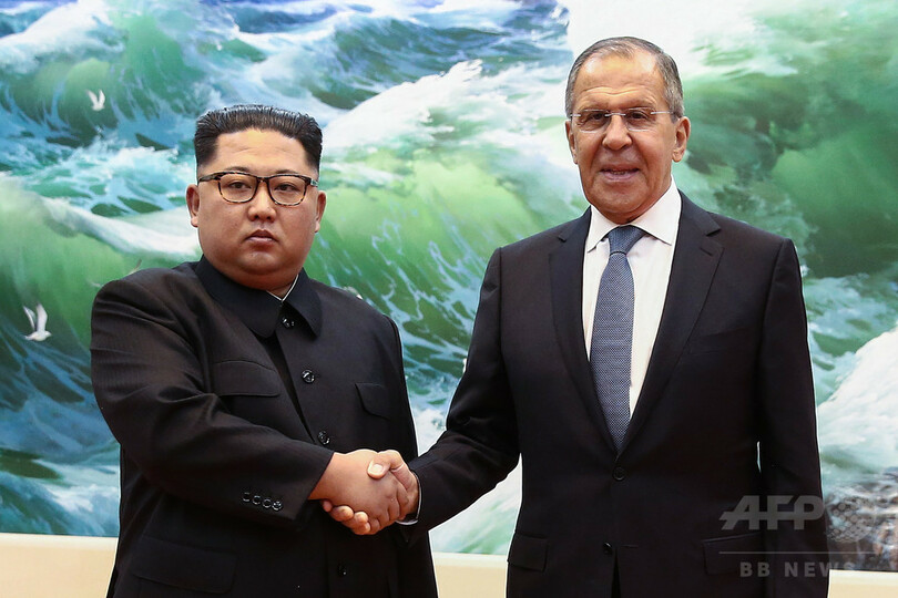 ロシア外相が訪朝、金正恩委員長と会見 ロ政府発表 写真18枚 国際ニュース：afpbb News