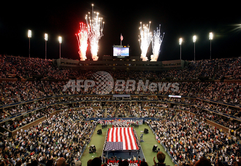 全米オープンテニスの開会式に歴代優勝者が出席 写真23枚 国際ニュース：AFPBB News