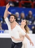 フィギュアスケート欧州選手権、アイスダンス・フリーダンス。演技に臨むガブリエラ・パパダキス/ギヨーム・シゼロン組（2015年1月29日撮影）。(c)AFP/JONATHAN NACKSTRAND