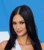 2015年大会の優勝者、フィリピン代表のピア・アロンソ・ウォルツバック（Pia Alonzo Wurtzbach）さん。米ラスベガスで開かれた同大会の撮影会で（2015年12月2日撮影）。(c)AFP/Miss Universe Organization/DARREN DECKER