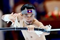 第32回東南アジア競技大会、ボッカタオの競技に臨むラオスの選手（2023年5月8日撮影）。(c)TANG CHHIN Sothy/ AFP