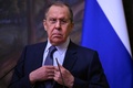 首都モスクワで記者会見するロシアのセルゲイ・ラブロフ外相（2022年3月24日撮影、資料写真）。(c)Kirill KUDRYAVTSEV / POOL / AFP