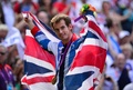 2012年のロンドン五輪で金メダルを獲得した男子テニスのアンディ・マレー（2012年8月5日撮影）。(c)LEON NEAL / AFP