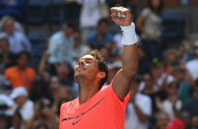 ナダルが7度目の全米OP8強、ドルゴポロフにストレート勝ち