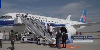 ドバイ航空ショー 業界関係者とメディアが中国のC919旅客機を評価