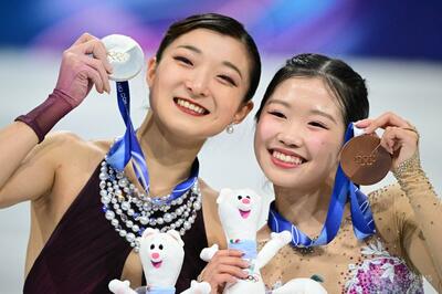 坂本花織が有終の銀、中井亜美が銅 フィギュア女子 ミラノ・コルティナ五輪