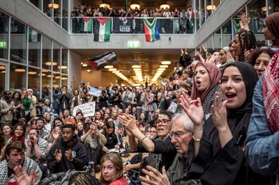 欧州の大学でも反イスラエルデモ拡大